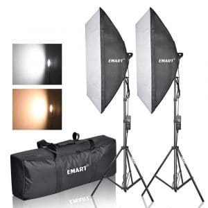 Emart Photo Equipment Studio Softbox Lighting Kit