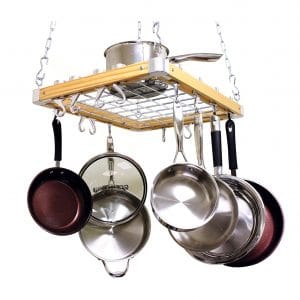 Cooks Standard Ceiling Mounted Wooden Rack