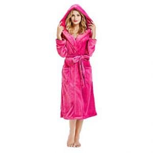 M&M Mymoon Hooded Fleece Robe for Women
