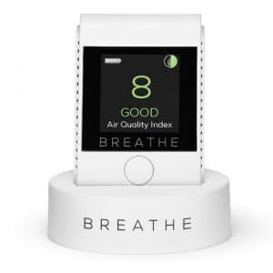 BREATHE Smart Portable Air and Pollution Quality Monitor