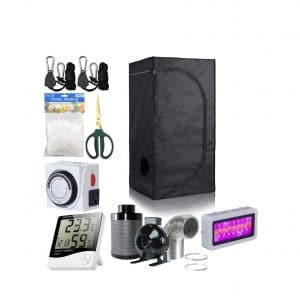 BloomGrow 24 x 24 x 48-Inches 300W LED Light Grow Tent