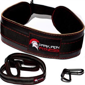 Dark Iron Fitness Leather Weight Lift Belt