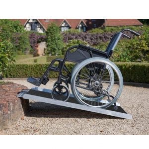Clevr 3’ Extra Wide Aluminum Wheelchair Ramp