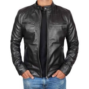 Blingsoul Genuine Black Leather Jacket