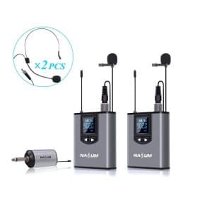 NASUM Wireless Lapel Microphone System
