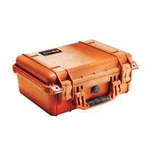 Pelican 1450 Orange Case with Foam