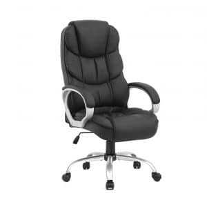 BestOffice Executive Computer High Chair, Black