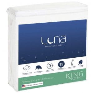 King Size Luna Premium Waterproof Mattress Protector