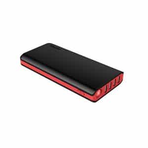 EasyAcc 20000mAh Power Bank for Android and Apple phones – Black and Red