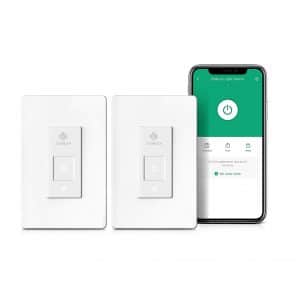 Etekcity Smart WiFi Easy Installation Light Switch with Timer (2-Pack)