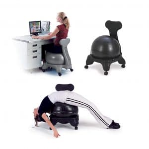 Sivan Health and Fitness Balance Ball Chair 