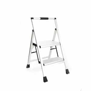 Topfun 2 Step Lightweight Foldable Ladder 225lbs