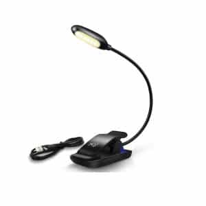 YTE Book Light with 6 LED Light and 3 Levels of Brightness, FCC CE RoHS Listed