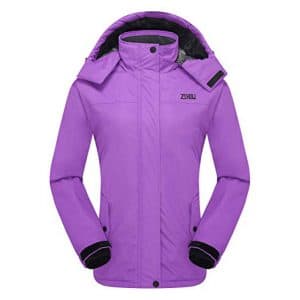 ZSHOW Women's Mountain Waterproof Fleece Ski Jacket Snowboard Windproof Insulated Jacket