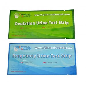 ClinicalGuard 10 Pregnancy Test Strips and 40 Ovulation Test Strips Combo