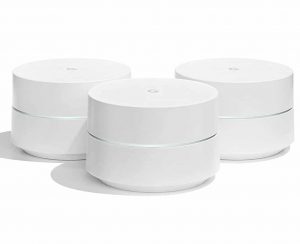 Google WiFi system, 3-Pack - Router replacement for whole home coverage (NLS-1304-25)