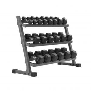 XMARK Dumbbell Rack, 350 lbs. - 550 lbs Hex Sets