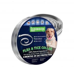 LORDDDON Tick and Flea One Size Fits All Collar
