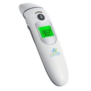 Forehead and Ear Thermometer Dual Mode Non Contact Touch, Amplim IR Infrared Digital Temperature Thermometer for Baby Adults Kids, Touchless Accurate Medical Grade Temp, FSA HSA Eligible