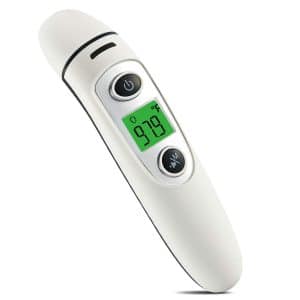 VVQI Ear Forehead Thermometer Digital Infrared Temporal Thermometer