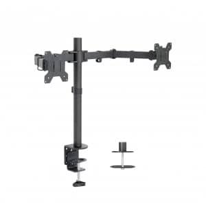 VIVO Dual LED Monitor Mount with C-clamp (STAND-V002)