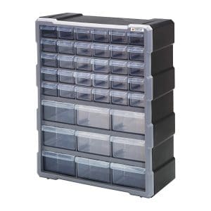 Quantum 39 Drawers Storage Systems PDC-39BK Drawer Cabinet