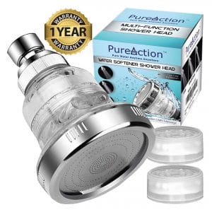 PureAction Shower Head – 2 Replaceable Filters