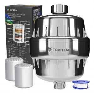 Torti Lia Shower Filter- 2 Cartridges with High Output