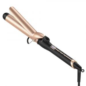 Anjou Curling Iron 1.25 inch with Tourmaline Ceramic Coating, Hair Curling Wand with Anti-scalding Insulated Tip, Hair Salon Curler Waver Maker (200 °F to 410 °F