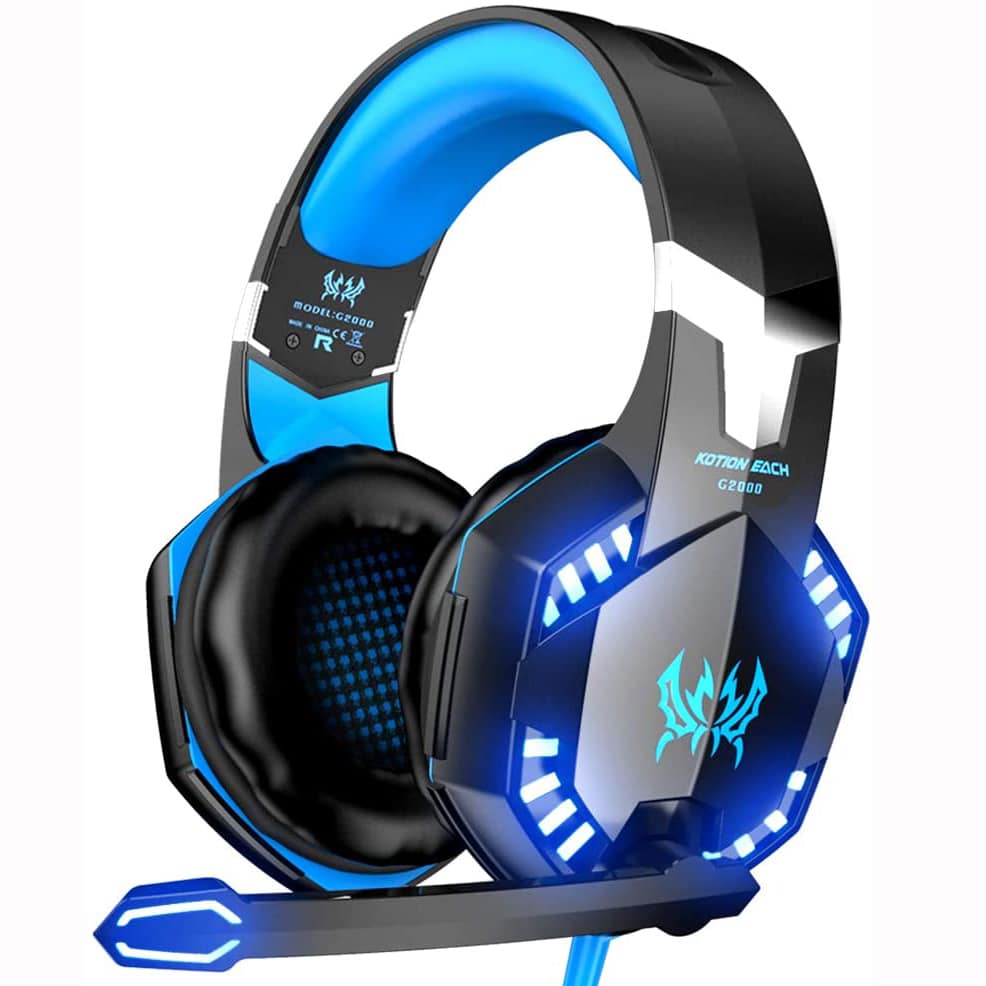 Cozy Best Sound Quality Gaming Headset Pc with Futuristic Setup
