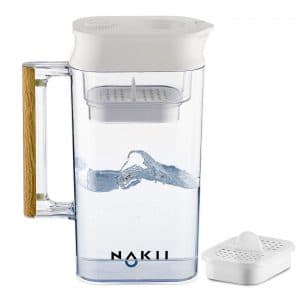 Nakii Water Filter Pitcher WQA Certified Supreme Fast Filtering