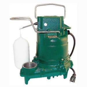 Zoeller M53 Mighty-mate Submersible Sump Pump, 1:3 Hp
