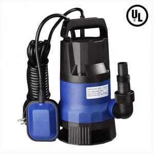 Yescom 1HP 3432GPH 750W Submersible Dirty Clean Water Pump Swimming Pool Pond Flood Drain Heavy Duty Water Transfer
