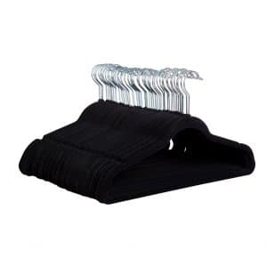 Zober Premium Quality Strong and Durable Velvet 50 Pack Hangers