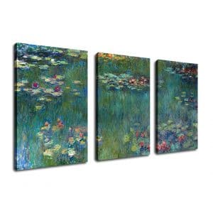 yearainn Canvas Wall Art Water Lilies Prints