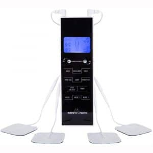 Easy@Home Deluxe TENS Unit Muscle Stimulator, Backlit LCD Display, Soft Touch Keypad Electronic Pulse Massager- OTC Home Use