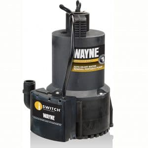 Wayne 57729-WYN1 EEAUP250 1 4 HP Automatic ON OFF Electric Water Removal Pump
