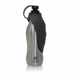 ATLIN Stainless Steel Dog Water Bottle for Medium and Small Dogs