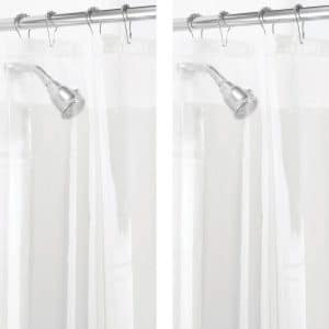 mDesign Waterproof Mildew Mild Resistant Shower Curtain Liner