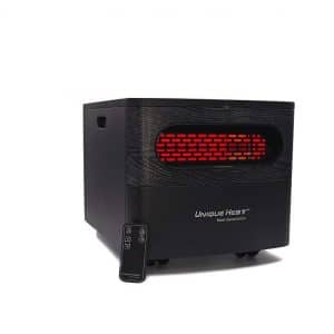 Unique Heat Infrared Space Heater with Remote Control and Illuminated Display