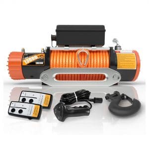 ORCISH 13000-lb Electric Truck Winch Kit Synthetic Rope