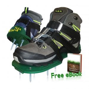 SixYard Lawn Aerator Shoes with Free eBook