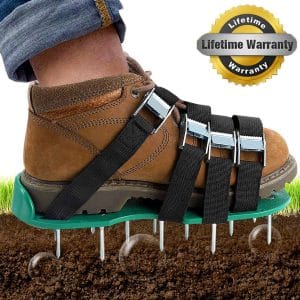 Dripex Lawn Aerator Shoes- Garden Work Gloves Included