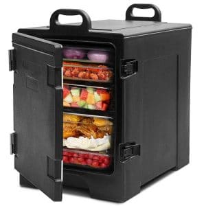COSTWAY End-Loading Insulated Portable Food Warmer