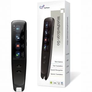 WorldPenScan Go| Pen Scanner| Wireless Standalone| LCD Touchscreen| Digital Highlighter| OCR Reading Pen| Multilingual Translator| Voice Recorder| Speech & Scan to Text| Speech & Scan to Translate