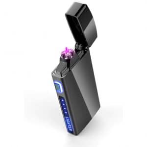 iLevar Dual Arc Plasma Lighter with Battery Indicator