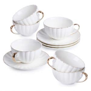 Brew To A Tea Tea Cups and Saucers
