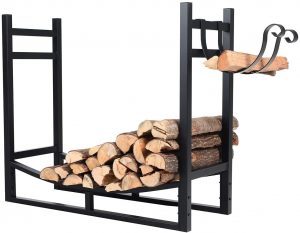 PHI VILLA Heavy-Duty Firewood Rack