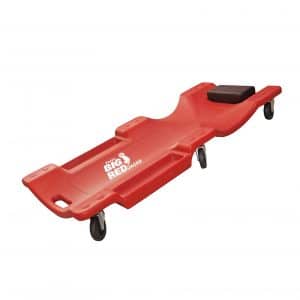 Torin Big 40 inches Plastic Red Rolling Creeper