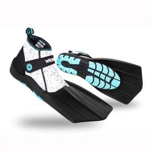 Wildhorn Topside Snorkel Fins- Compact Travel, Swim, and Snorkeling Flippers for Men and Women. Revolutionary Comfort on Land and Sea.